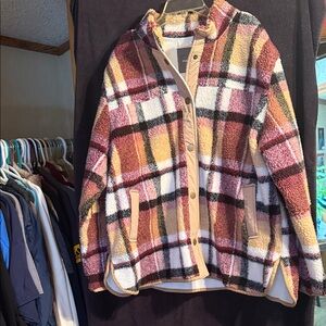 Maurices Cream Fleece Jacket